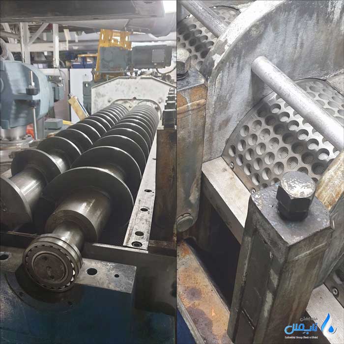 اجزای اصلی دستگاه اسکرو پرس