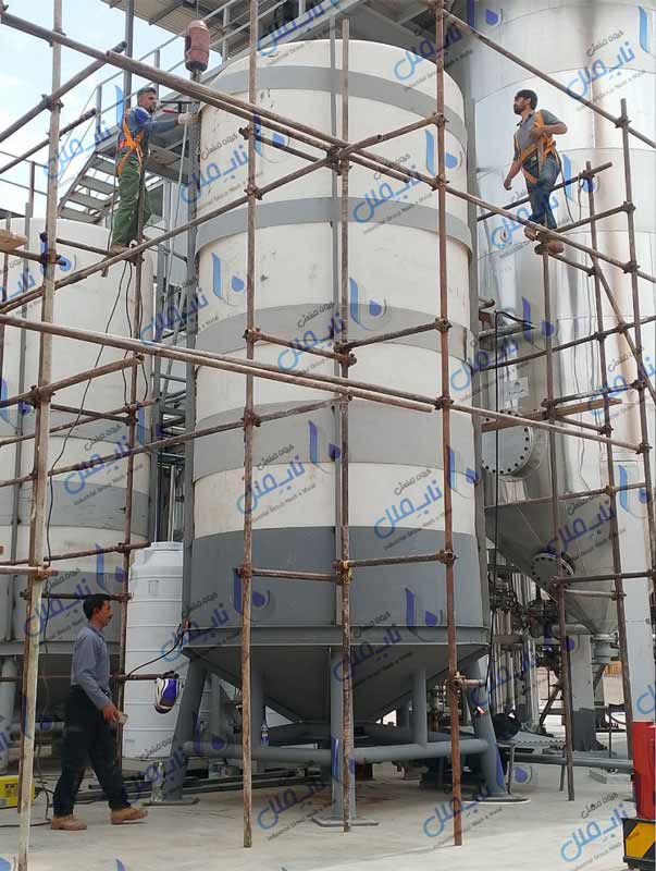 ساخت مخزن سولفات آلومینیوم