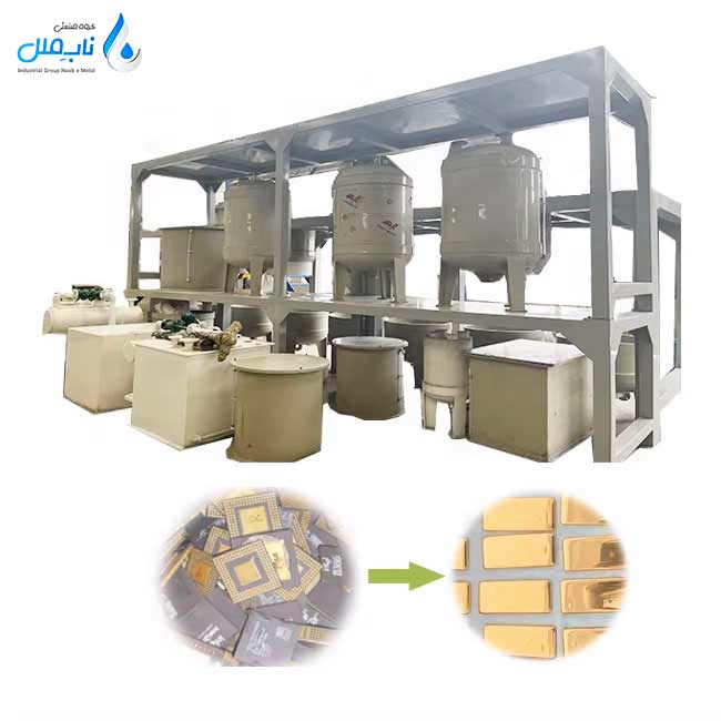 بازده استخراج طلا با هیدرومتالورژی