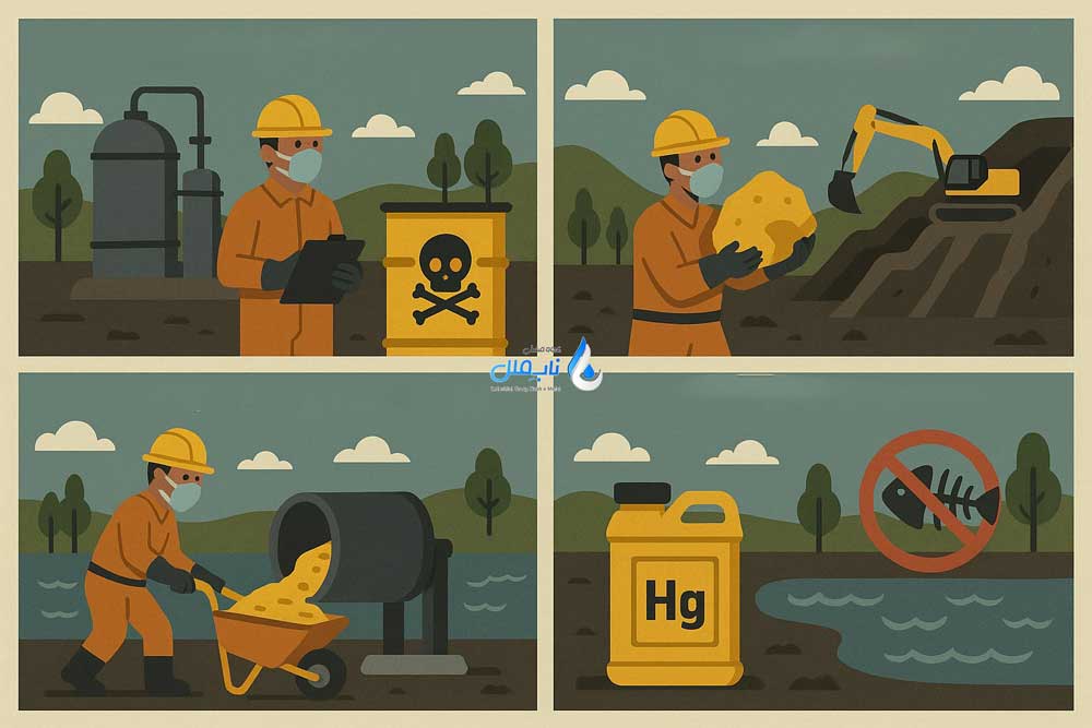 نکات ایمنی در استحصال طلا